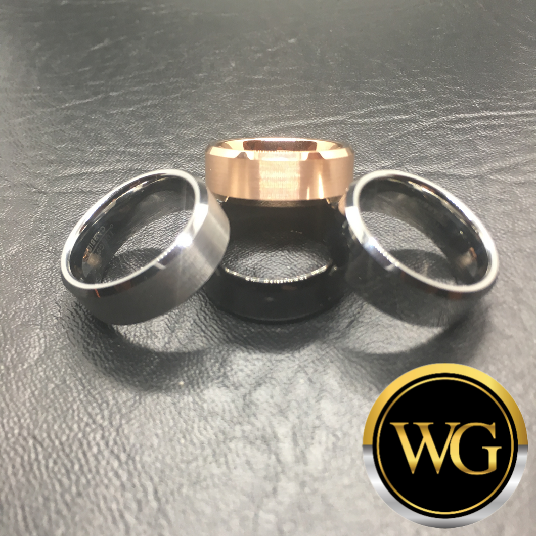 Tungsten Wedding Bands - Unisex