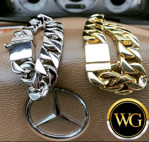 Cuban - Gold & Silver (Stainless Steel)