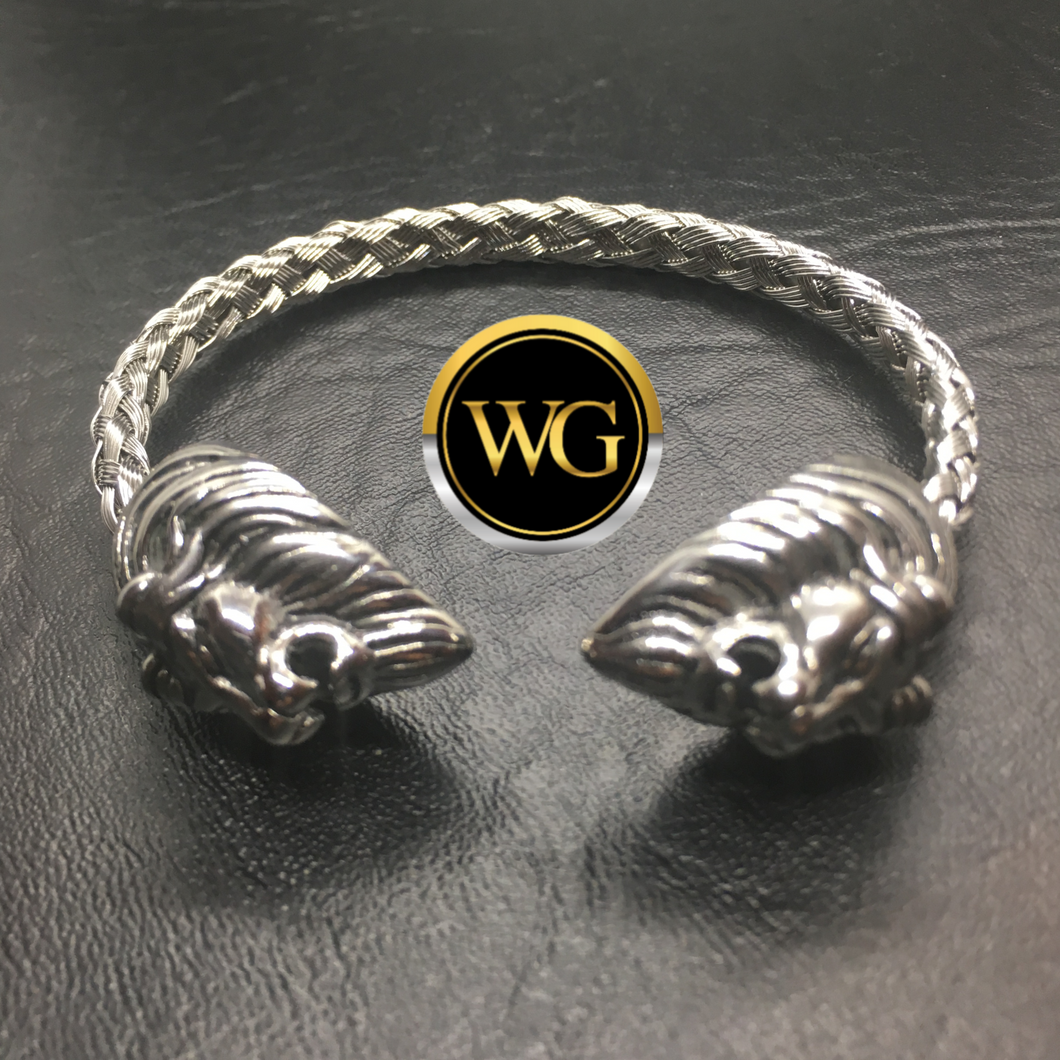 Judah Lion Squared - Men’s Stainless Steel (Adjustable - One Size Fits All)
