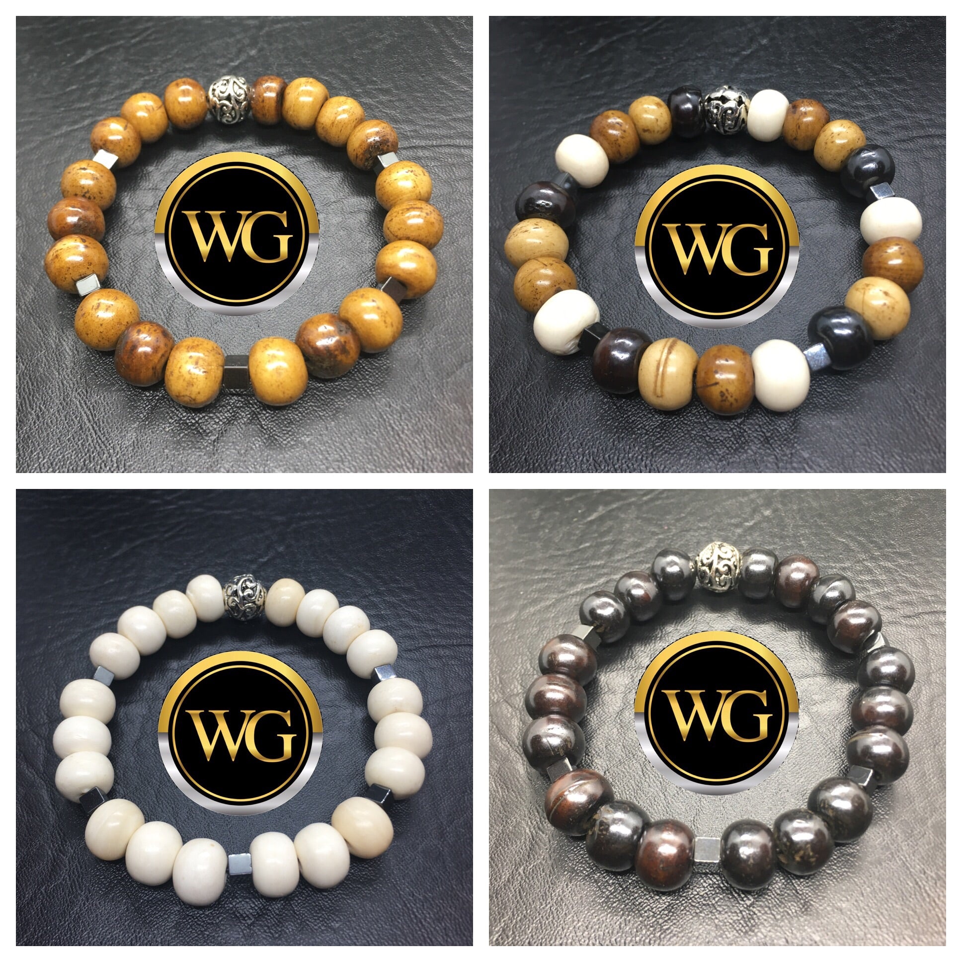 Ocean's Bone Carvings ブレスレット　イッカク牙　一角獣 Ocean's Bone Carvings