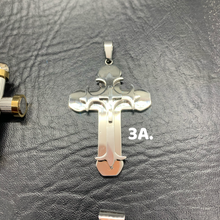 Load image into Gallery viewer, “Pray” Stainless Steel Cross &amp; Chain Necklace (6 styles)